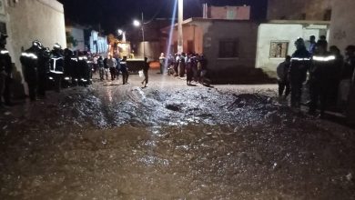 صورة تسجيل 4 وفيات على إثر فياضانات قصر الشلالة بولاية تيارت