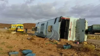 صورة تسجيل وفاة و11 جريح في حادث مرور بالمسيلة صبيحة اليوم